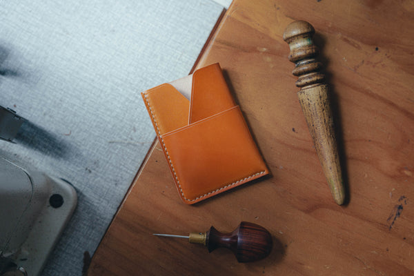 7 COLORS - Shell Cordovan Kimono Card Wallet