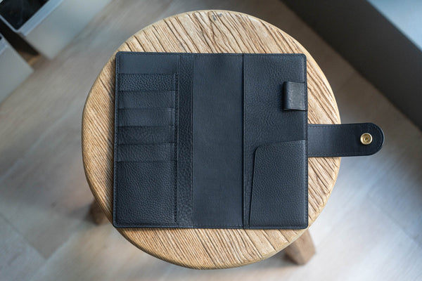6 COLORS - The Weeks Wallet in Pebbled Leather