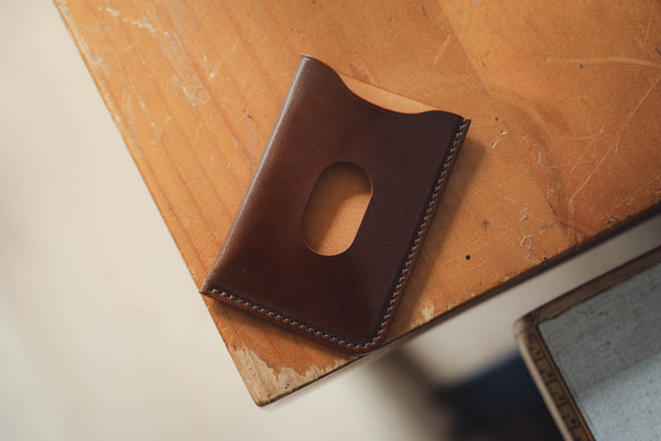 7 COLORS - Shell Cordovan Minimalist Card Wallet