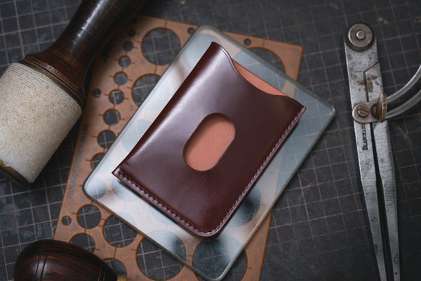 7 COLORS - Shell Cordovan Minimalist Card Wallet