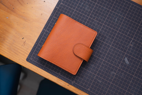 Pocket Pebbled Leather Ring Organizer