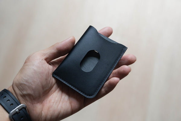 13 COLORS - Buttero Leather Minimalist Card Wallet