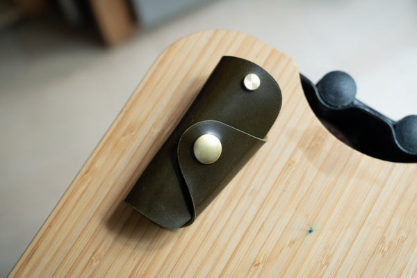 7 COLORS - Shell Cordovan Leather Key Case