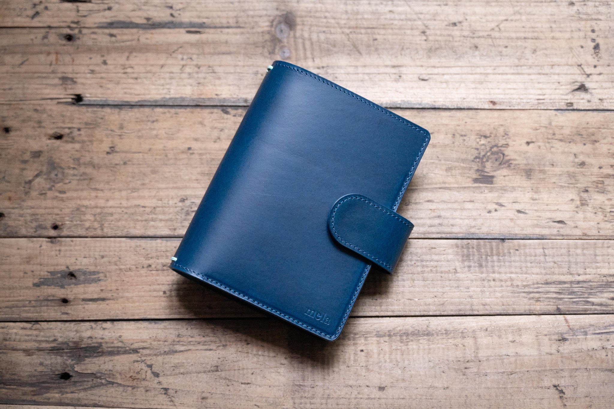 13 COLORS - Stitched Buttero Leather Traveler's Notebook w/ Card Slots (No inserts included)