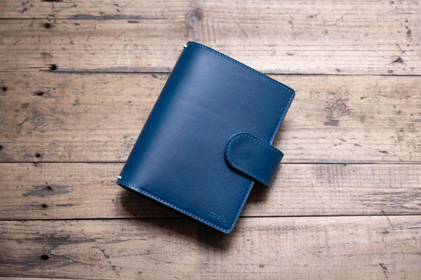 13 COLORS - Stitched Buttero Leather Traveler's Notebook w/ Card Slots (No inserts included)