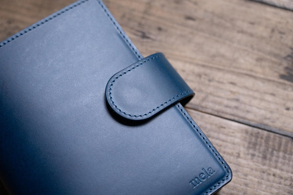 13 COLORS - Stitched Buttero Leather Traveler's Notebook w/ Card Slots (No inserts included)