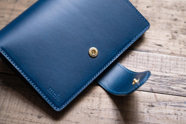 13 COLORS - Stitched Buttero Leather Traveler's Notebook w/ Card Slots (No inserts included)
