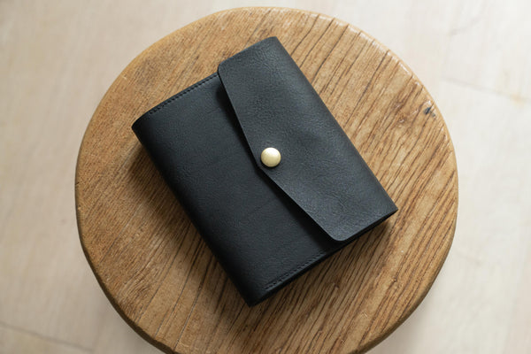 6 COLORS - A6/Hobonichi/Midori MD Natural Pebbled Leather Trifold Notebook Cover