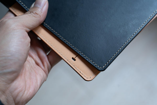 Customizable - Two-tone Buttero Moleskine Classic Notebook Leather Cover