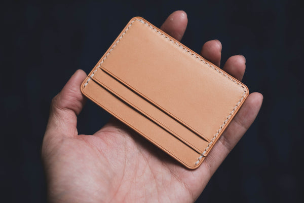 13 COLORS - Buttero Leather ID Window Pocket Card Wallet