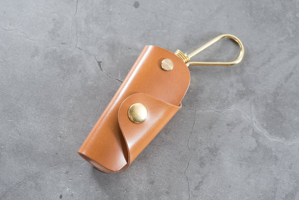 7 COLORS - Shell Cordovan Leather Key Case