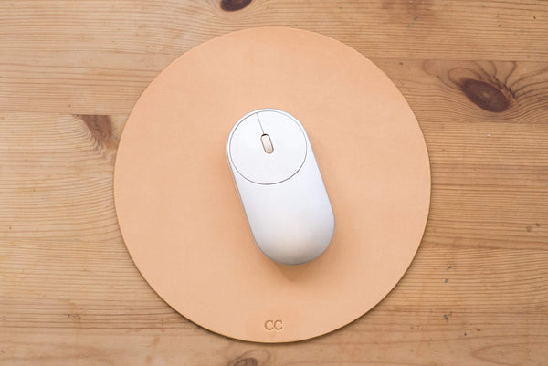 round undyed mouse pad
