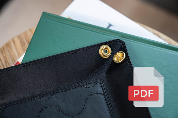 Quilted Leather Valet Tray PDF Template Set No.26 - Digital Leatherworking Pattern - A4 & Letter Size