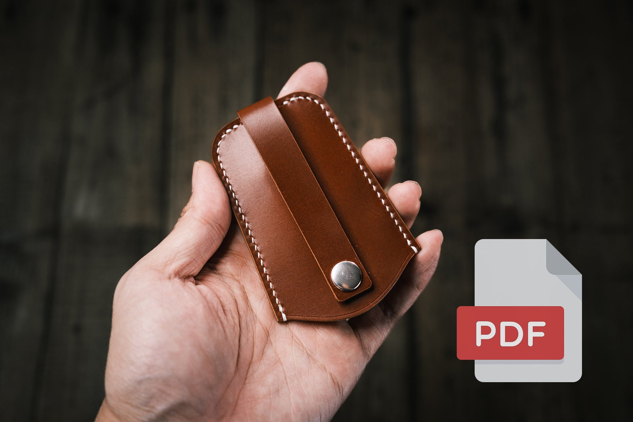 Leather Bell Key Case PDF Template Set No.27 - Digital Leatherworking Pattern - A4 & Letter Size