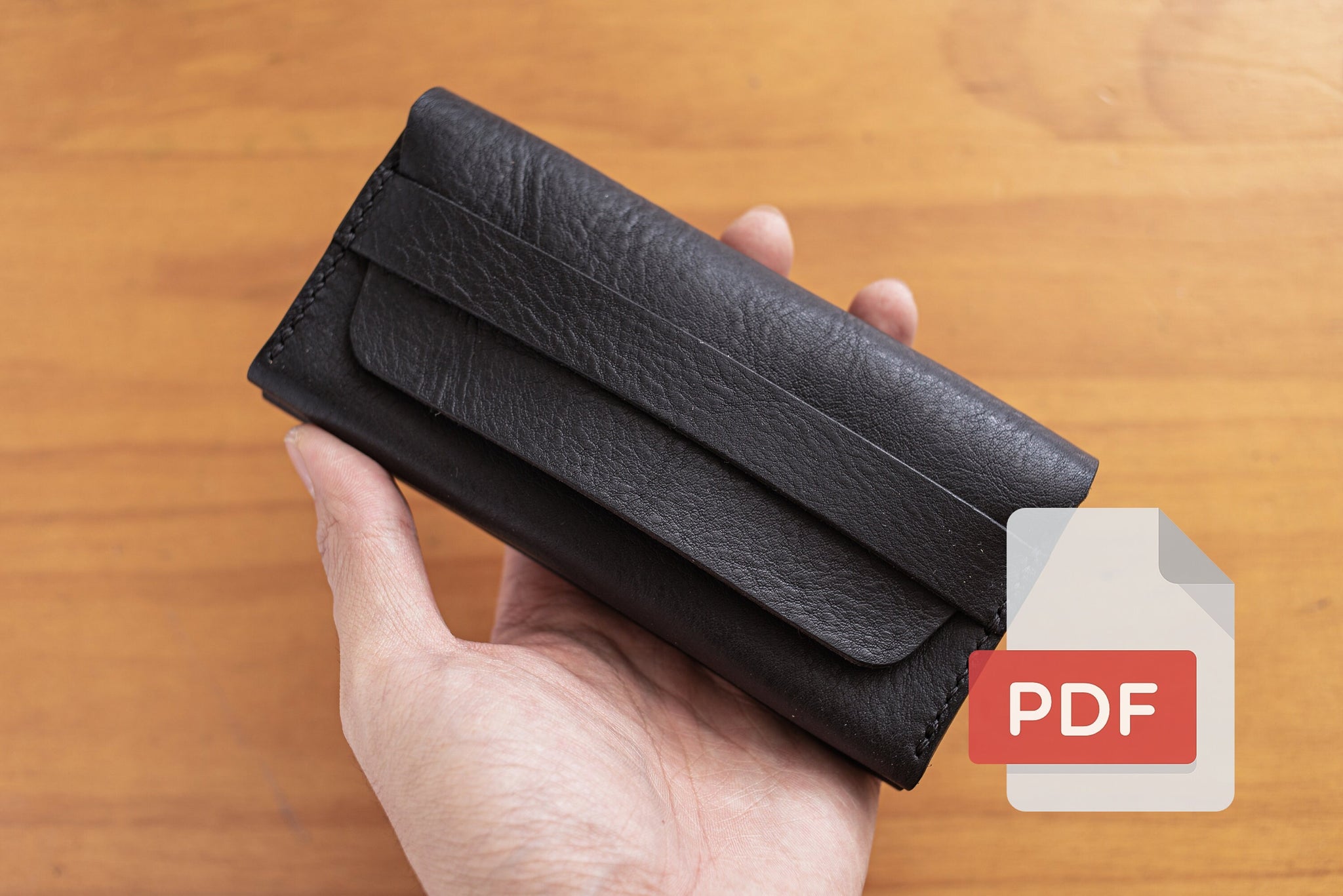 Leather Double Watch Pouch PDF Template Set No.28 - Digital Leatherworking Pattern - A4 & Letter Size