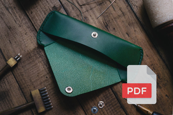 Leather Glasses and Sunglasses Sleeve PDF Template Set No.35 - Digital Leatherworking Pattern - A4 & Letter Size