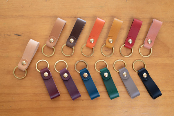 leather key fob