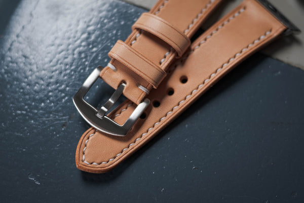 Natural Leather Basic Watch Strap for Apple Watch