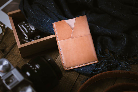7 COLORS - Shell Cordovan Kimono Card Wallet