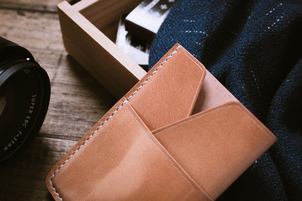 7 COLORS - Shell Cordovan Kimono Card Wallet