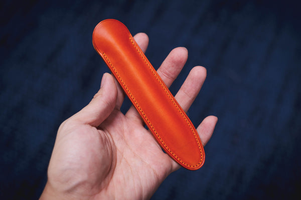 13 COLORS - Buttero Leather Single Pen Sleeve
