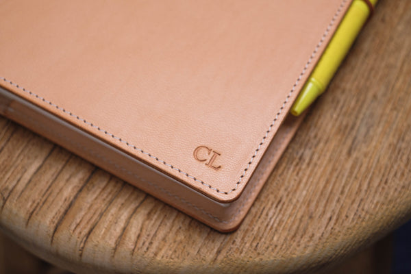 13 COLORS - A5/Hobonichi Cousin/Seven Seas Buttero Leather Cover with Elastic Closure