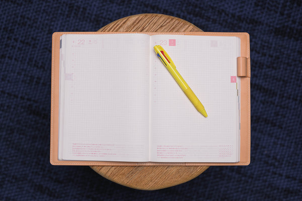 13 COLORS - A5/Hobonichi Cousin/Seven Seas Buttero Leather Cover with Elastic Closure