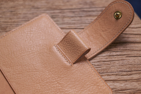 Pocket Pebbled Leather Ring Organizer