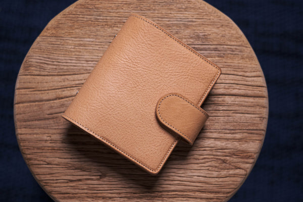 Pocket Pebbled Leather Ring Organizer