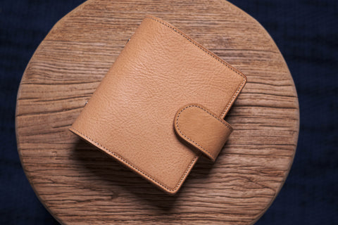 Pocket Pebbled Leather Ring Organizer