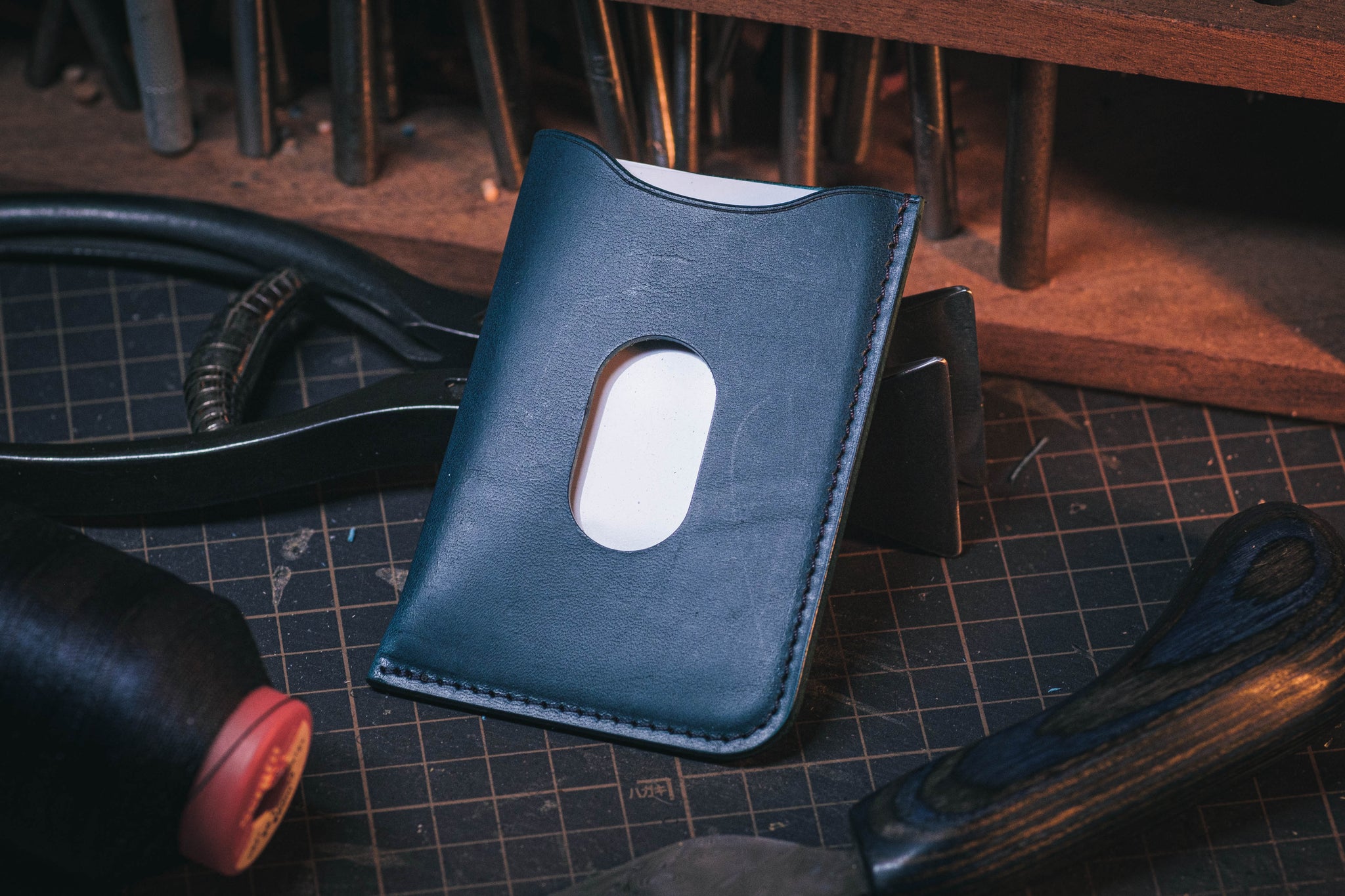 Ready to ship - Buttero Leather Minimalist Card Wallet