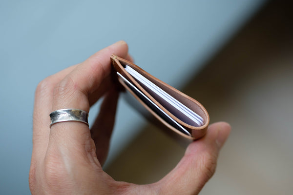 7 COLORS - Shell Cordovan Minimalist Card Wallet