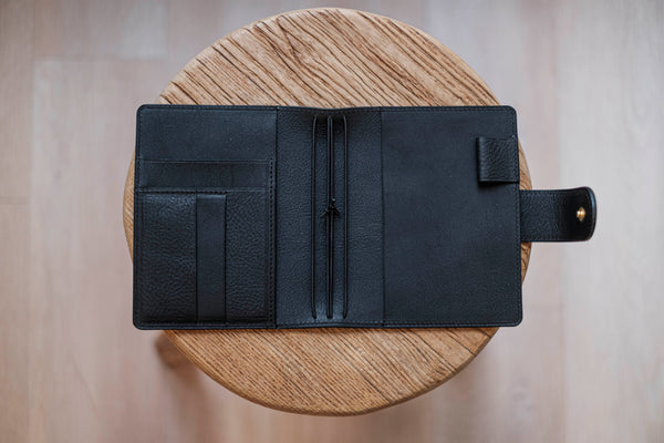 6 COLORS - Lined Traveler's Notebook w/ Card Slots (No inserts included)