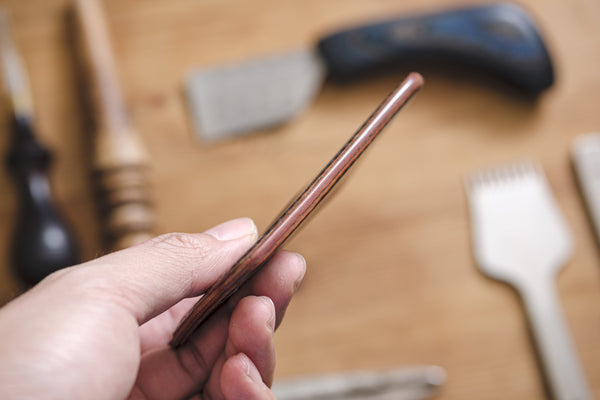 Black Horween Shell Cordovan 3-Pocket Leather Card Wallet - Malloria