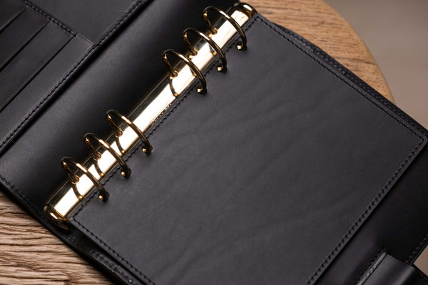 Leather Flyleaf for Ring Organizers