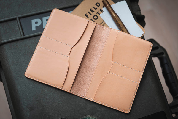 Natural Leather Field Notes Wallet/Cover