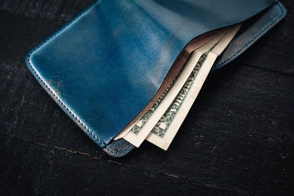 Rocado Shell Cordovan Contour Billfold Wallet