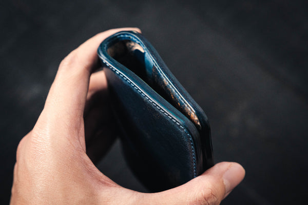 Rocado Shell Cordovan Contour Billfold Wallet