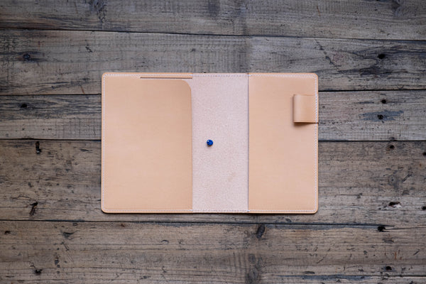 A6/Hobonichi/Midori MD Natural Elastic Closure Notebook Cover