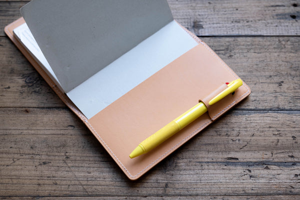 A6/Hobonichi/Midori MD Natural Elastic Closure Notebook Cover