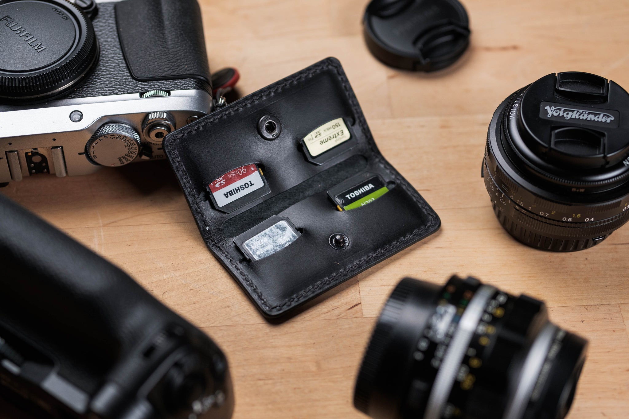 14 COLORS - Leather SD Card, Switch Game Card Holder - Malloria