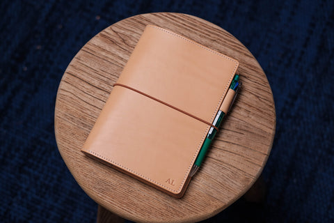 B6/Stalogy Natural Elastic Closure Notebook Cover