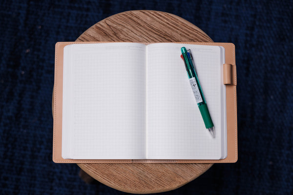 B6/Stalogy Natural Elastic Closure Notebook Cover