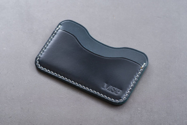 7 COLORS - Shell Cordovan 3-Pocket Leather Card Wallet