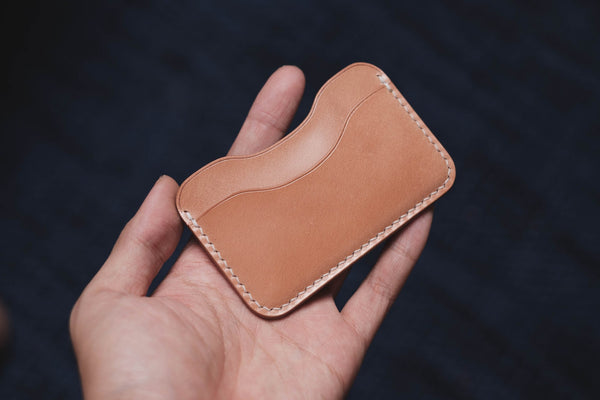 7 COLORS - Shell Cordovan 3-Pocket Leather Card Wallet