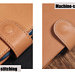 12 COLORS - A6/Hobonichi/Midori MD Mustard Yellow Buttero Leather Elastic Closure Notebook Cover