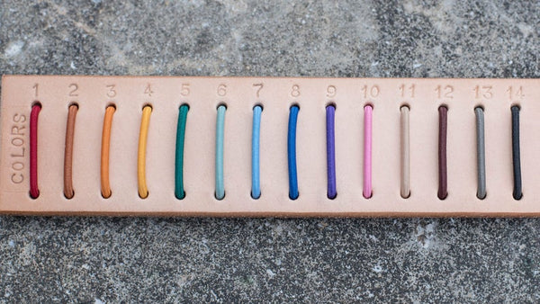 12 COLORS - A6/Hobonichi/Midori MD Green Buttero Leather Elastic Closure Notebook Cover