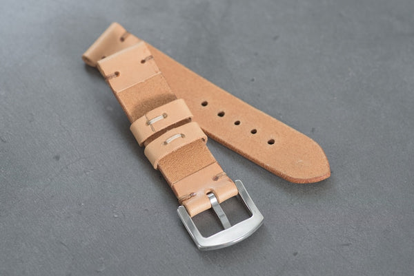 13 COLORS - Buttero Leather Minimalist Watch Strap