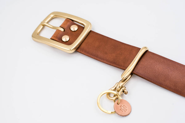 Solid Brass Fish Hook Key Holder