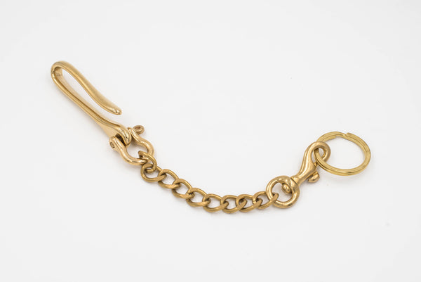 Solid Brass Key Rein with Fish Hook